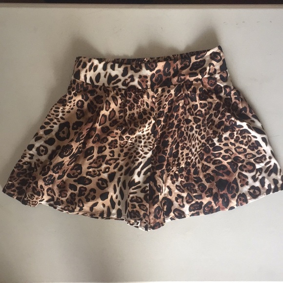Charlotte Russe Pants - Animal Print Shorts